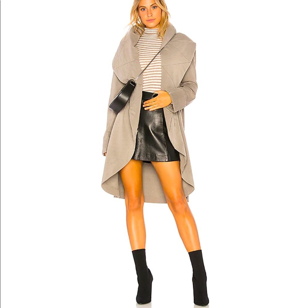 NWT - Young Fabulous & Broke Sandrine Coat in Stone